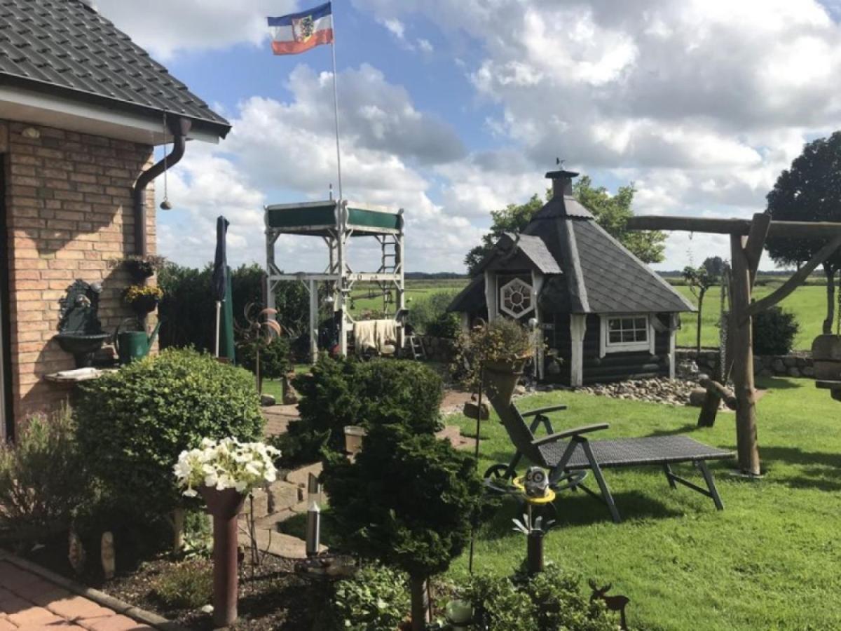 Ferienwohnung-Treeneblick Schwabstedt Exteriör bild
